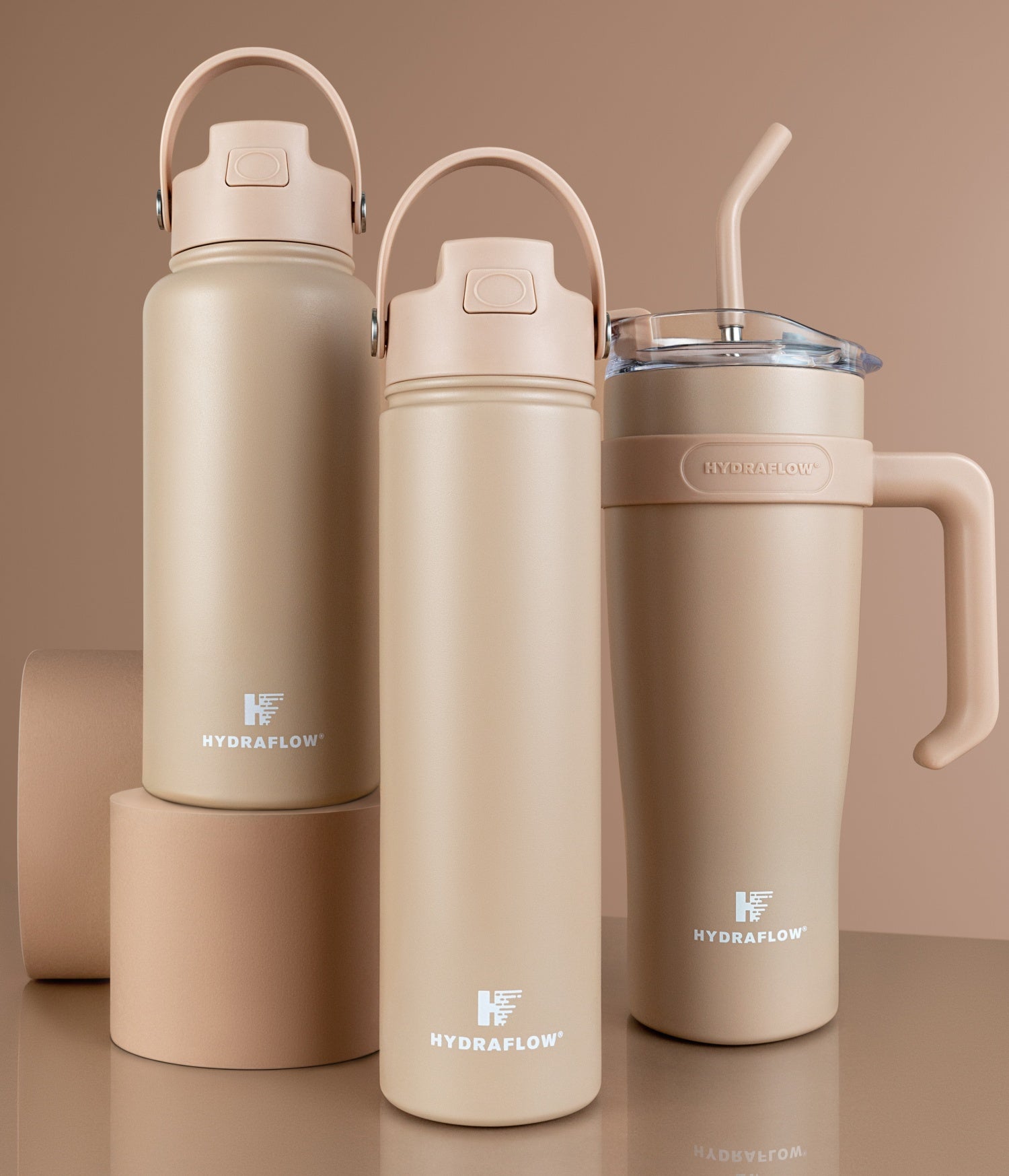 34 oz Neutral Hybrid Flipstraw Bottle