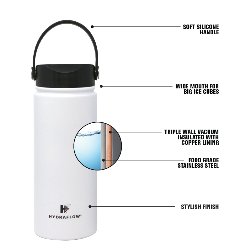 17 oz Hybrid Wide Mouth Bottle