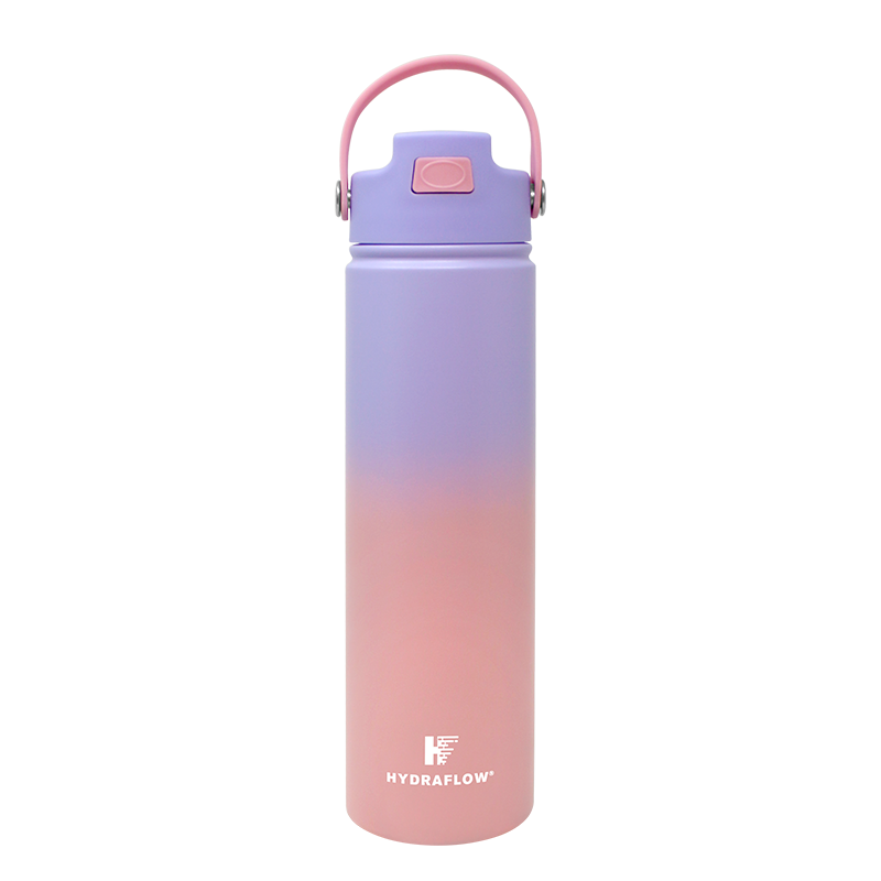 Collapsible Pink Ombre Water Bottle