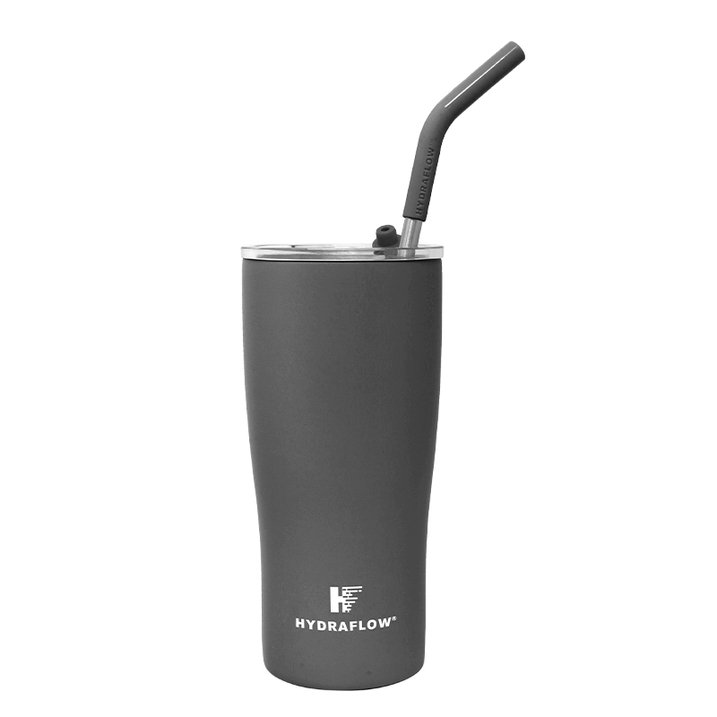 Hydraflow 40-Ounce Double Wall Stainless Steel Tumbler with Handle