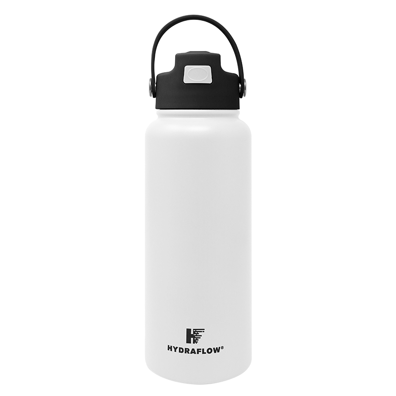 Hydraflow 34-oz. Double Wall Stainless Steel Bottle w/Bonus Accessories  SEALED